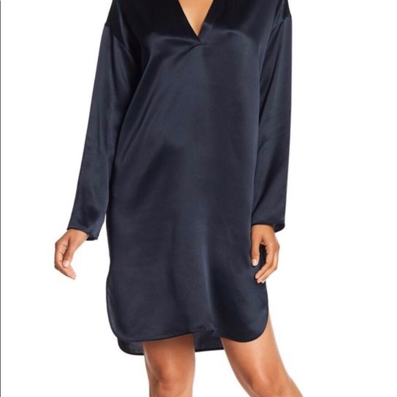 vince silk tunic dress